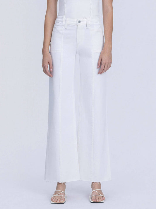 High Rise Optic White Pant